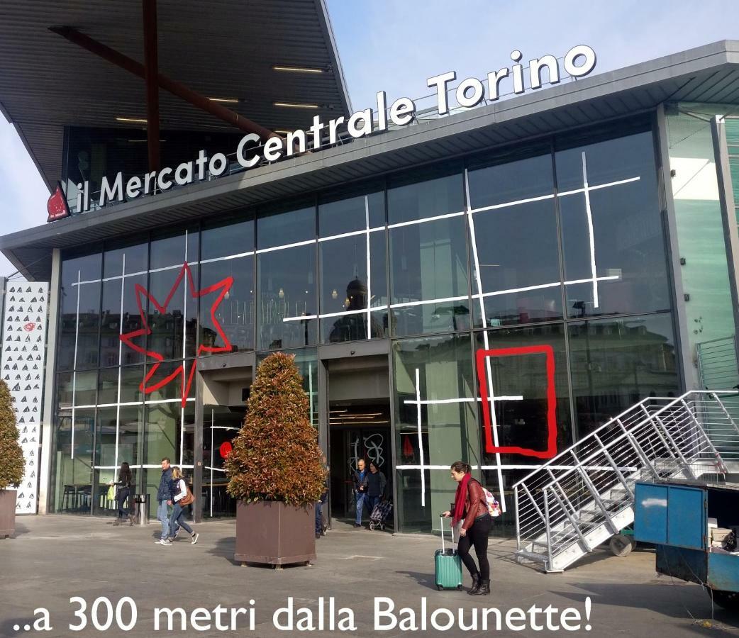 La Balounette - Pittoresco Attico Centrale Con Vista Sui Monti Торино Екстериор снимка